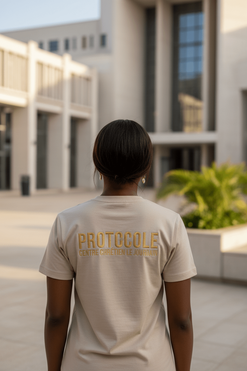 PROTOCOLE – Collection Foi & Discipline | T-shirt • Polo • Chemise • Sweat | CEF - Choco Élégance & Foi
