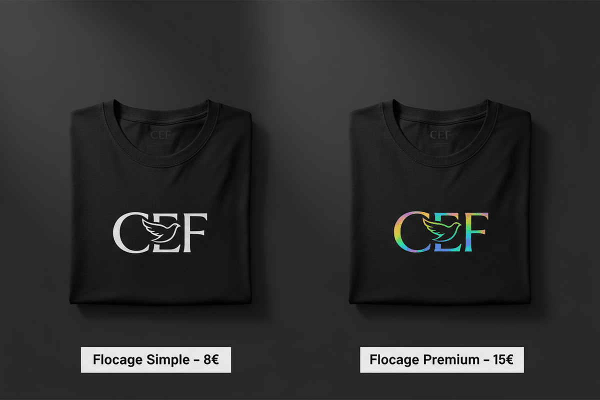 Service de Flocage – CEF - Choco Élégance & Foi
