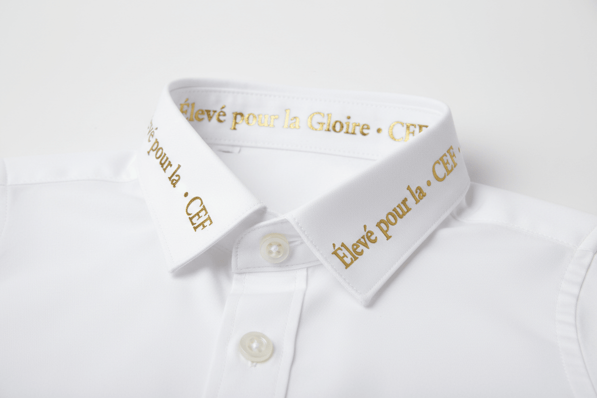 Chemise Enfant – Blanc | CEF - Choco Élégance & Foi