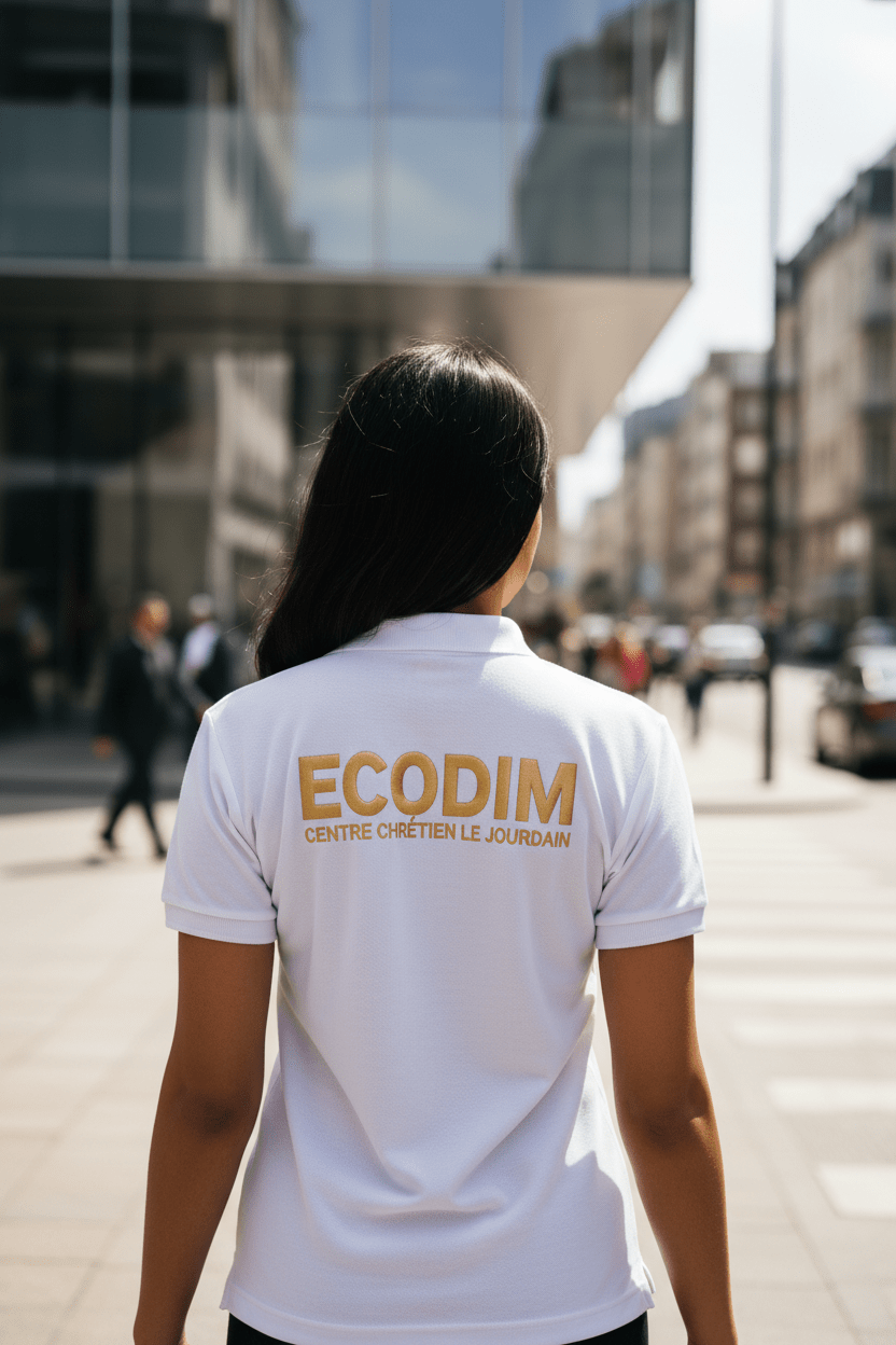 ECODIM – Collection Foi & Discipline | T-shirt • Polo • Chemise • Sweat | CEF - Choco Élégance & Foi