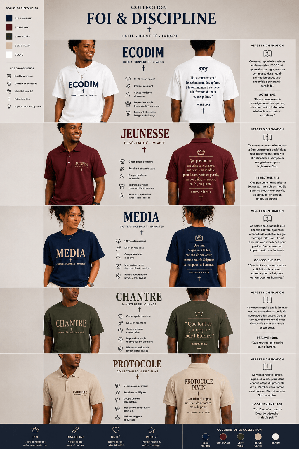 Commandes Église &amp; Organisations - Choco Élégance &amp; Foi