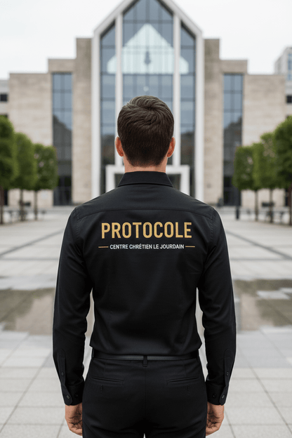 PROTOCOLE – Collection Foi &amp; Discipline | T-shirt • Polo • Chemise • Sweat | CEF - Choco Élégance &amp; Foi