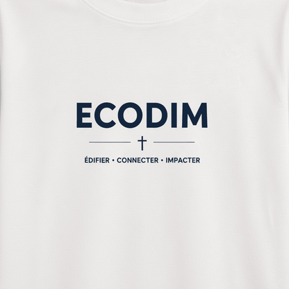 ECODIM – T-shirt Ministère | Collection Foi &amp; Discipline - Choco Élégance &amp; Foi