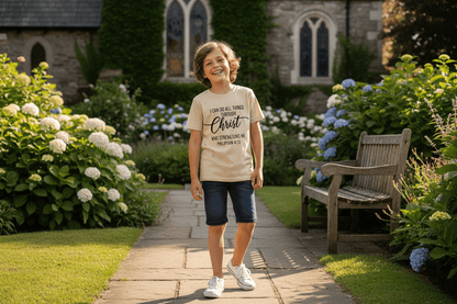 T-shirt manches courtes enfant chrétien - confort &amp; Foi | CEF - Choco Élégance &amp; Foi