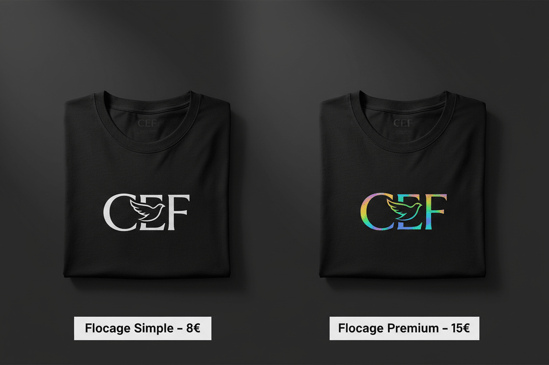 Service de Flocage – CEF - Choco Élégance &amp; Foi