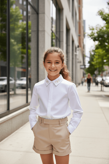 Chemise Enfant – Blanc | CEF - Choco Élégance &amp; Foi