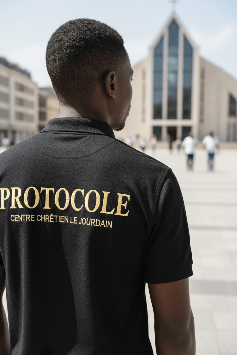 PROTOCOLE – Collection Foi &amp; Discipline | T-shirt • Polo • Chemise • Sweat | CEF - Choco Élégance &amp; Foi