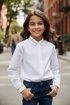 Chemise Enfant – Blanc | CEF - Choco Élégance & Foi