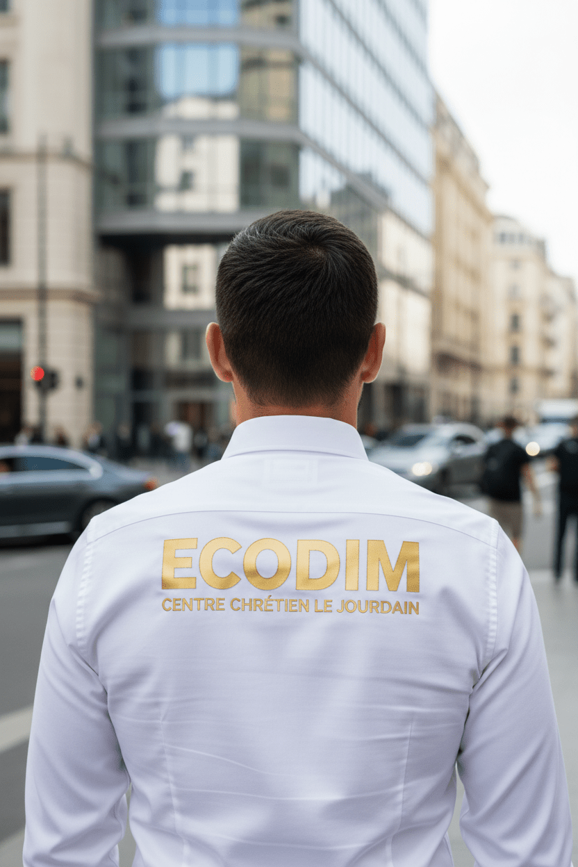 ECODIM – Collection Foi &amp; Discipline | T-shirt • Polo • Chemise • Sweat | CEF - Choco Élégance &amp; Foi