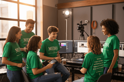 MEDIA – T-shirt Ministère | Capter · Partager · Impacter | CEF - Choco Élégance &amp; Foi