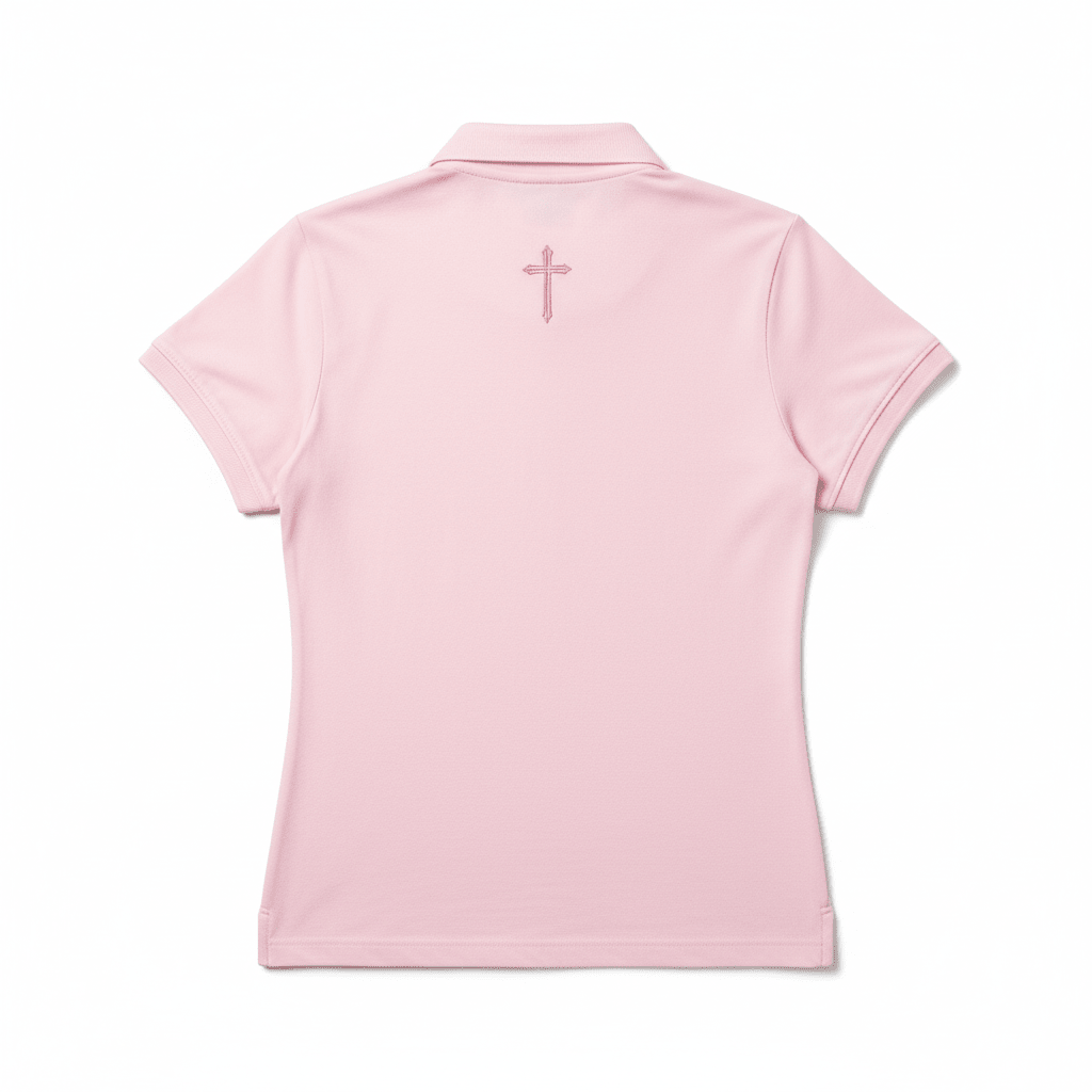 Polo Femme "Confiance en Dieu" – Proverbes 3:5 | CEF - Choco Élégance &amp; Foi