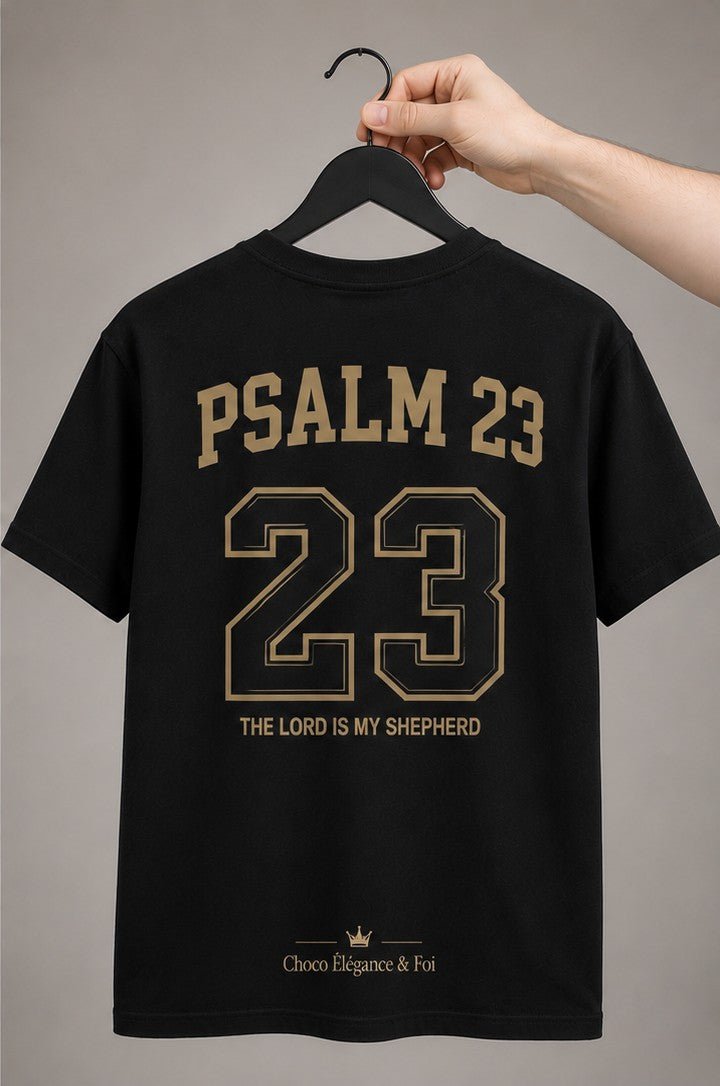 T-Shirt Enfant Psalm 23 – The Lord Is My Shepherd | CEF - Choco Élégance &amp; Foi