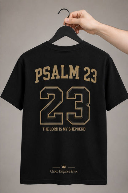 T-Shirt Enfant Psalm 23 – The Lord Is My Shepherd | CEF - Choco Élégance &amp; Foi