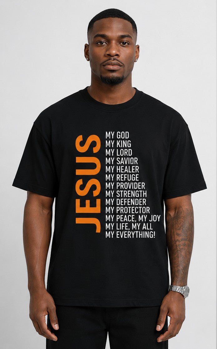 T-Shirt Jésus – My God, My King, My Everything | CEF - Choco Élégance &amp; Foi