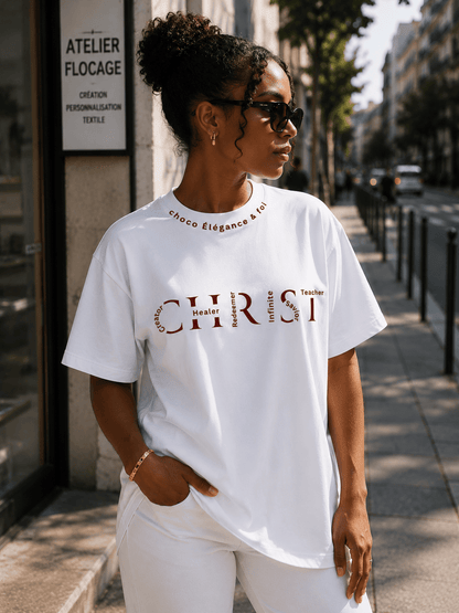 T-Shirt CHRIST – Choco Élégance &amp; Foi - Choco Élégance &amp; Foi