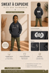 Sweat à Capuche "Plus Que Vainqueur" – Confort & Foi - Choco Élégance & Foi