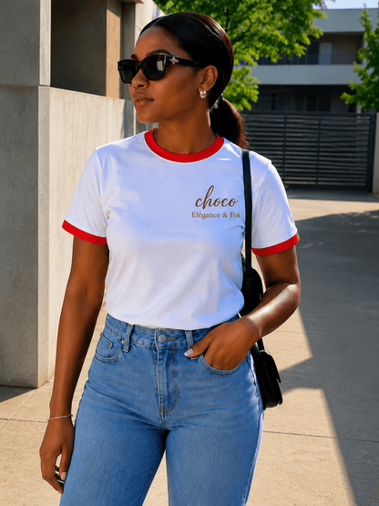 T-shirt CEF – Flocage Choco Élégance &amp; Foi - Choco Élégance &amp; Foi