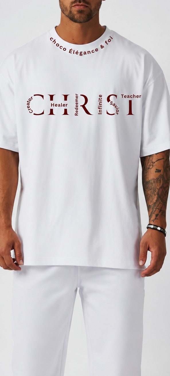 T-Shirt CHRIST – Choco Élégance &amp; Foi - Choco Élégance &amp; Foi