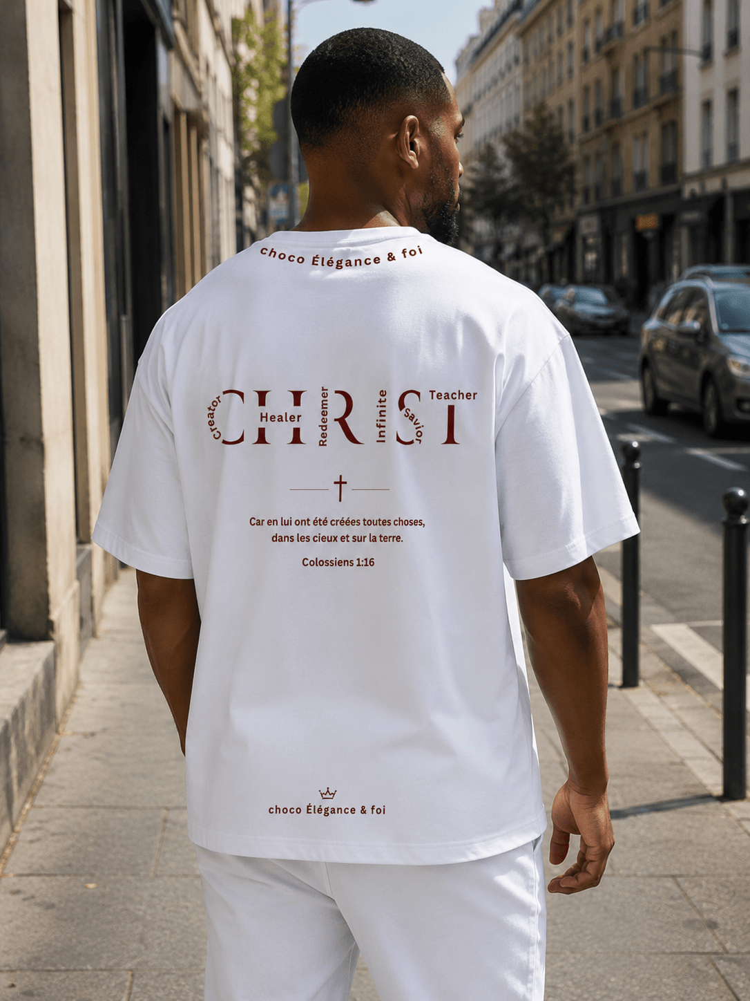 T-Shirt CHRIST – Choco Élégance &amp; Foi - Choco Élégance &amp; Foi