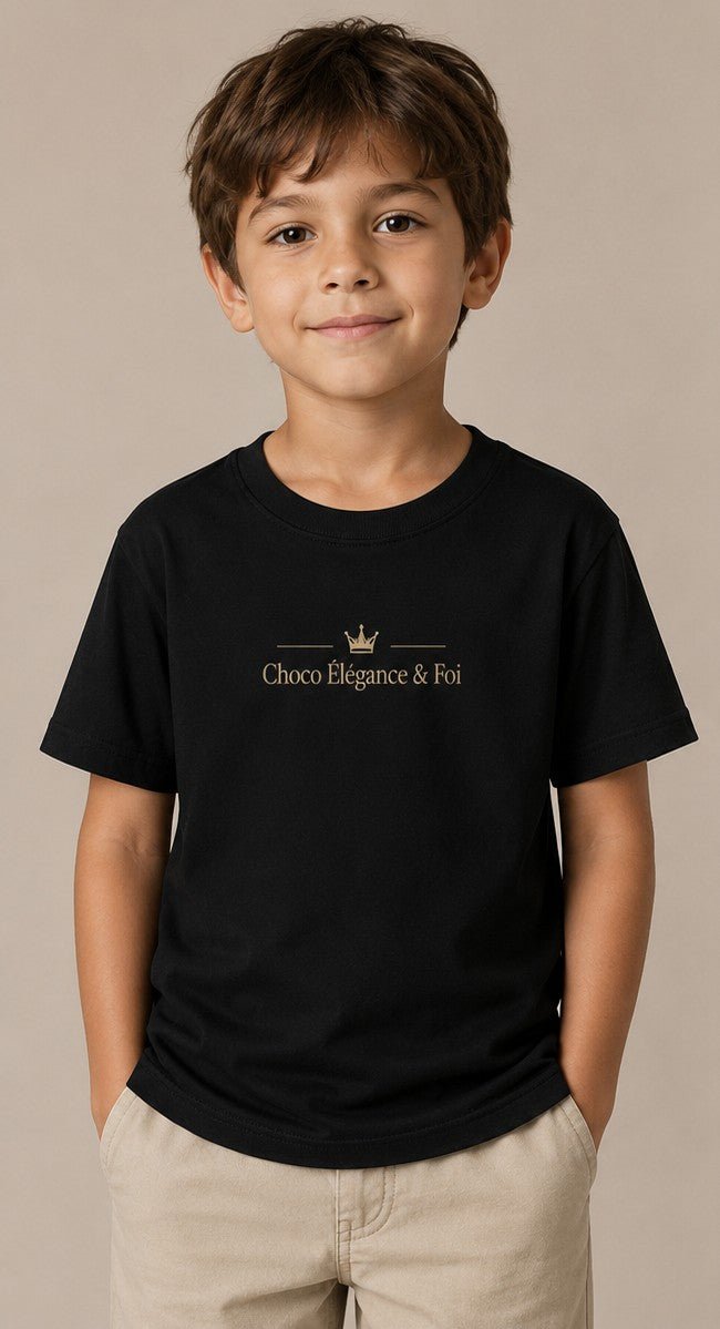 T-Shirt Enfant Psalm 23 – The Lord Is My Shepherd | CEF - Choco Élégance &amp; Foi