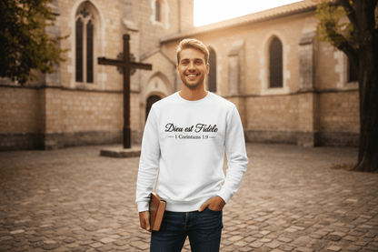 Sweat "Dieu est Fidèle" – 1 Corinthiens 1:9 | CEF - Choco Élégance &amp; Foi