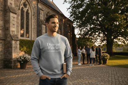 Sweat "Dieu est Fidèle" – 1 Corinthiens 1:9 | CEF - Choco Élégance &amp; Foi