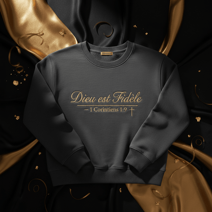 Sweat "Dieu est Fidèle" – 1 Corinthiens 1:9 | CEF - Choco Élégance &amp; Foi