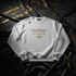 Sweat Crewneck "Fortifié" – Philippiens 4:13 - Choco Élégance & Foi