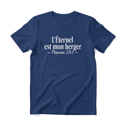 T-shirt "L’Éternel est mon berger" – Psaume 23:1 | CEF - Choco Élégance &amp; Foi