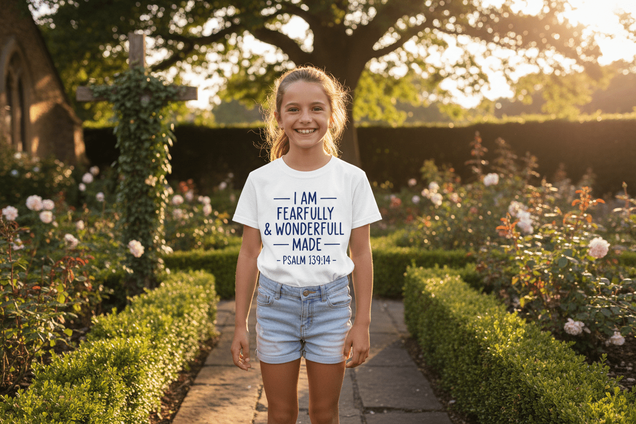 T-shirt manches courtes enfant chrétien - confort & Foi | CEF - Choco Élégance & Foi
